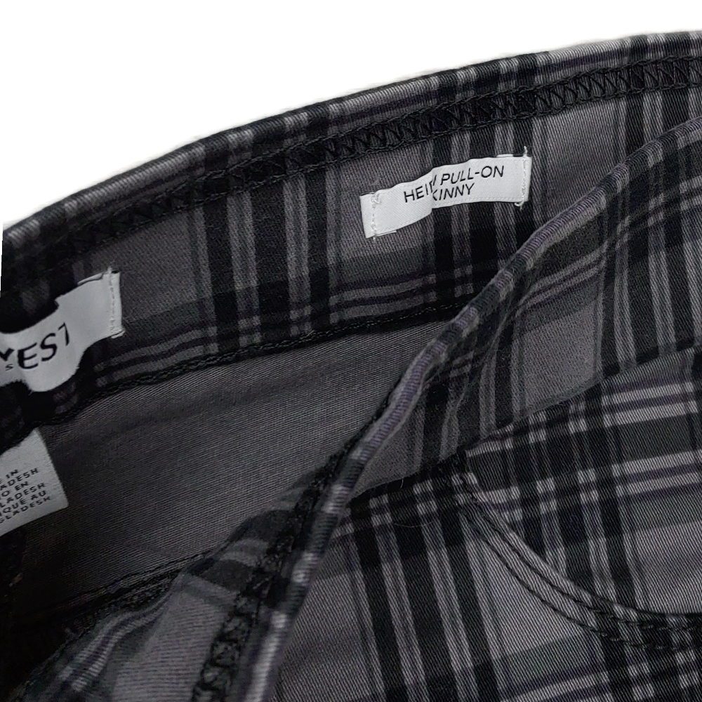 NWT Nine West Women's Heidi Glasgow Plaid Pull-On Skinny Pant - Picture 5 of 6